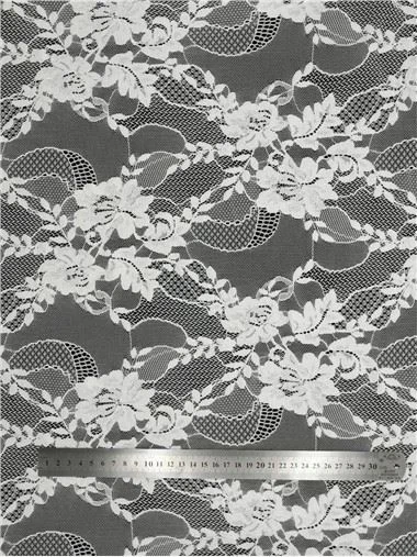 Tissu de dentelle de spandex